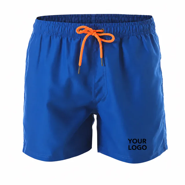 Quick Dry Polyester Beach Swim Trunks For Men