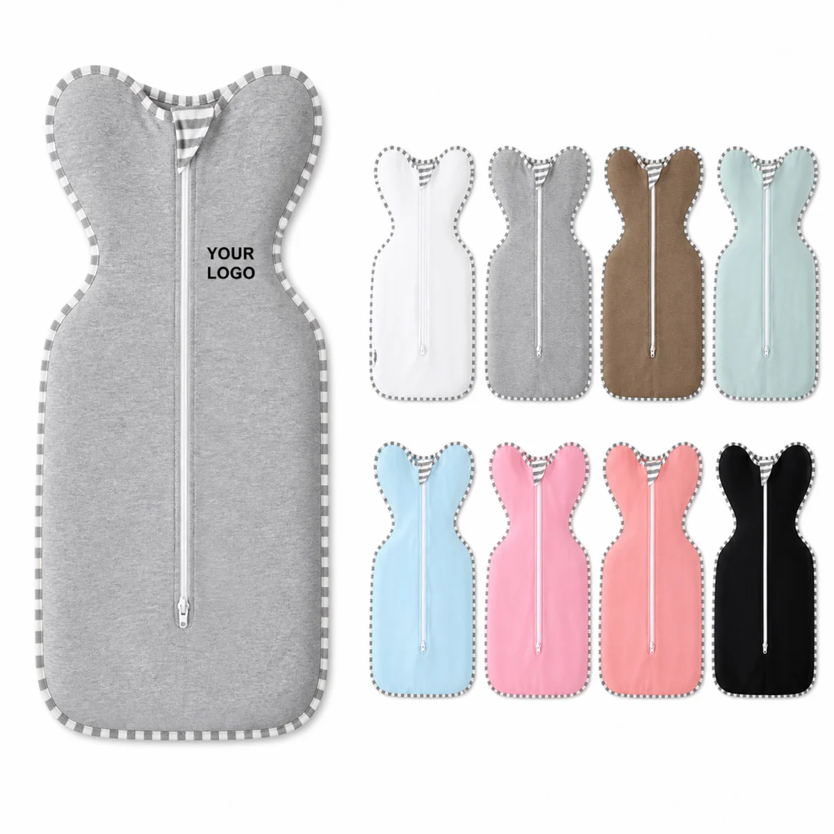 Cotton Self-Soothing Newborn Swaddle Sleep Bag