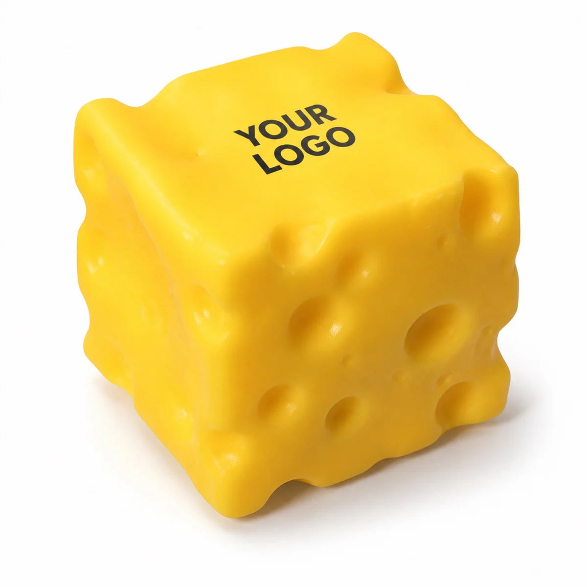 Cheese Block Squishy Fidget Toy TPR Stress Relief