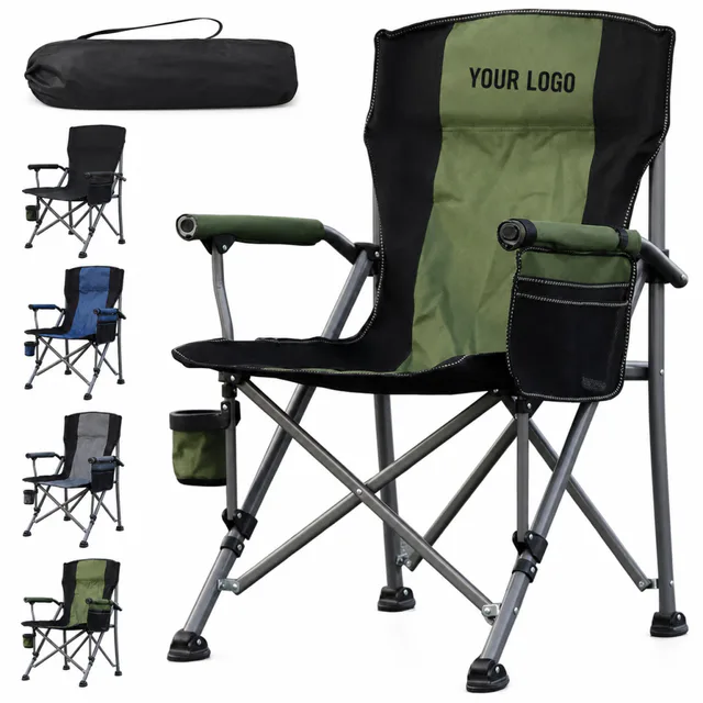 Portable Folding Outdoor Director Chair With Side Pockets