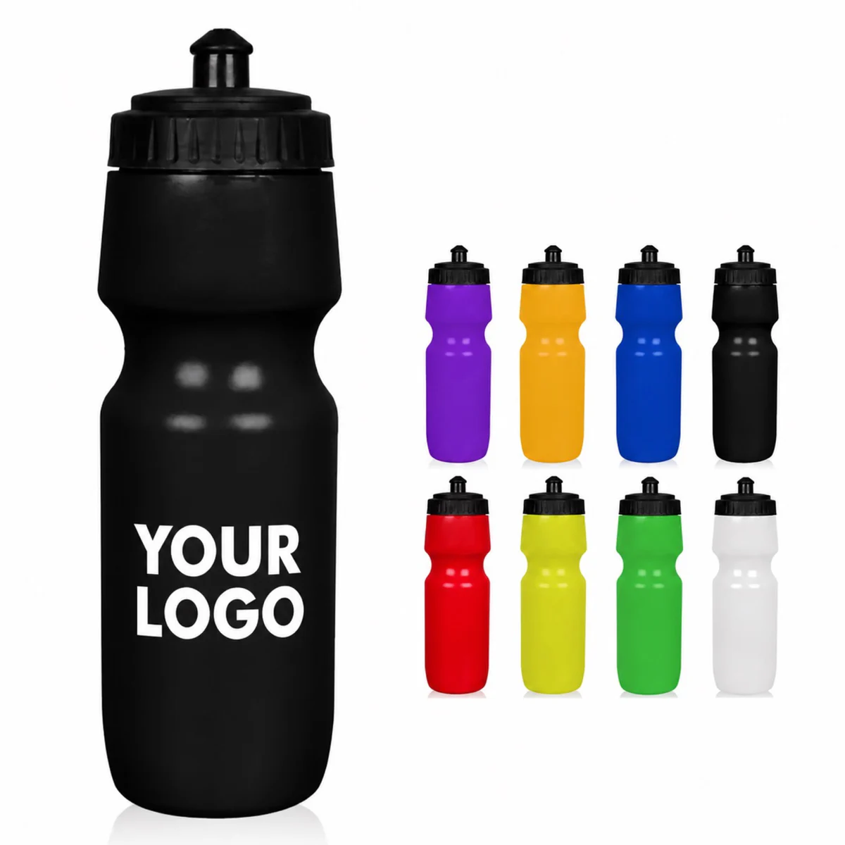 24 Oz BPA Free LDPE Sports Squeeze Water Bottle