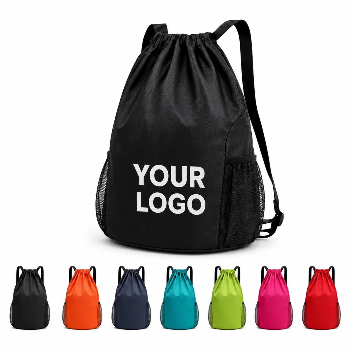 Custom Oxford Drawstring Backpack For Sports