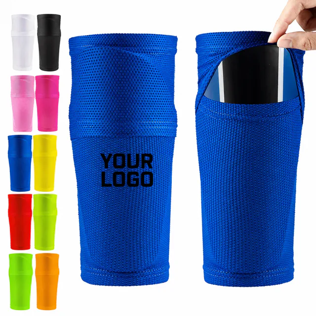Breathable Soccer Shin Guard Sleeves Holder