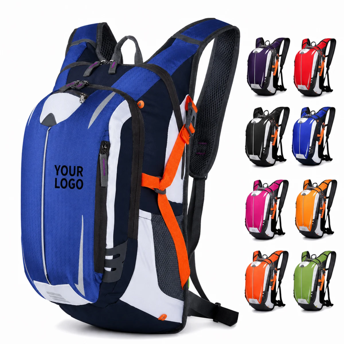 Reflective Cycling Hydration Backpack For Outdoor Sports