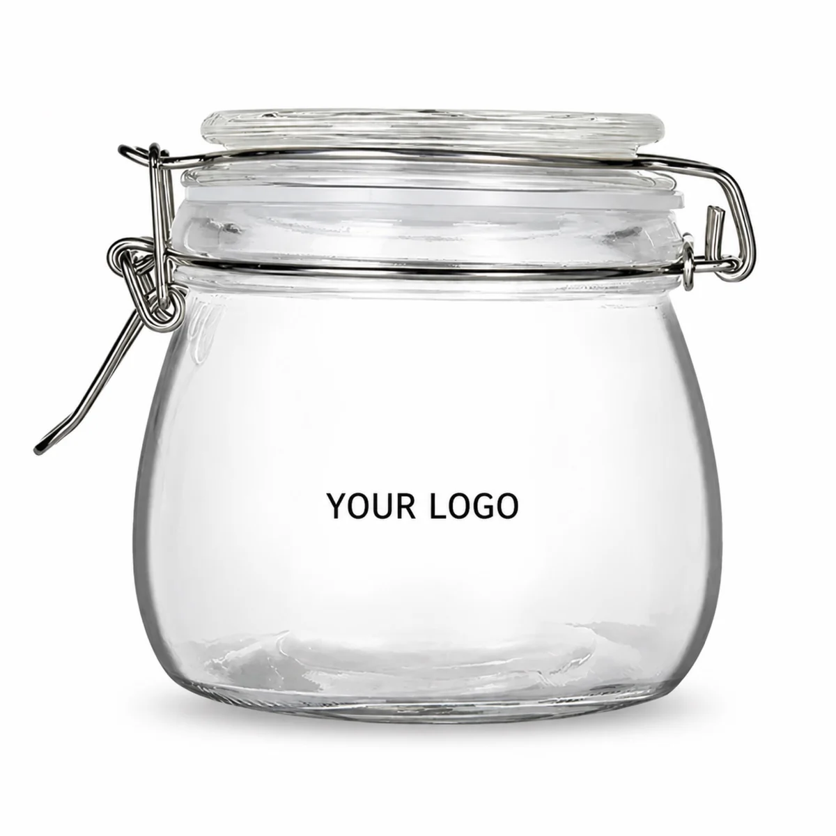 16oz Glass Food Storage Canister With Airtight Lid