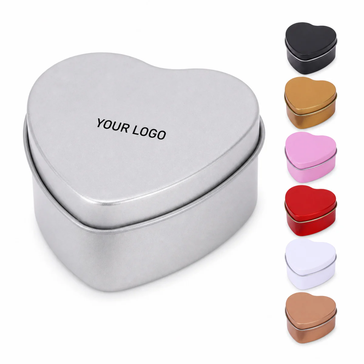 Heart Tinplate Candy Box For Wedding Favors