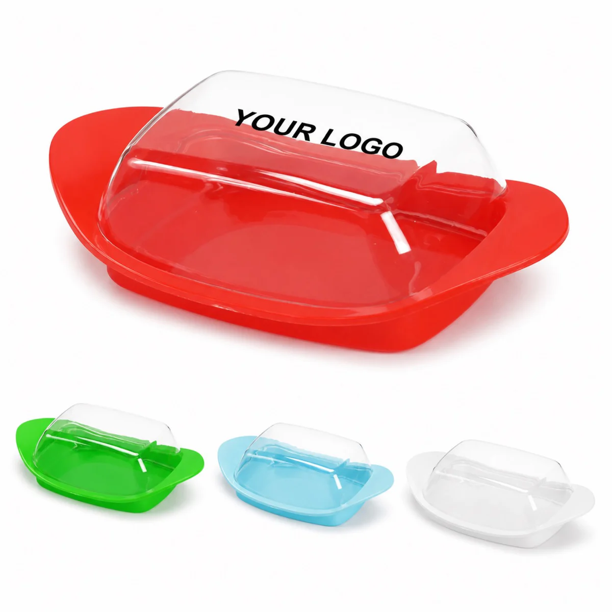 Modern Covered Butter Dish With Knife