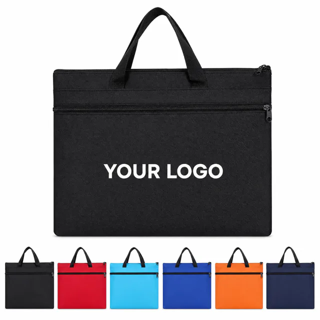 Water-Resistant Oxford Document Tote Bag