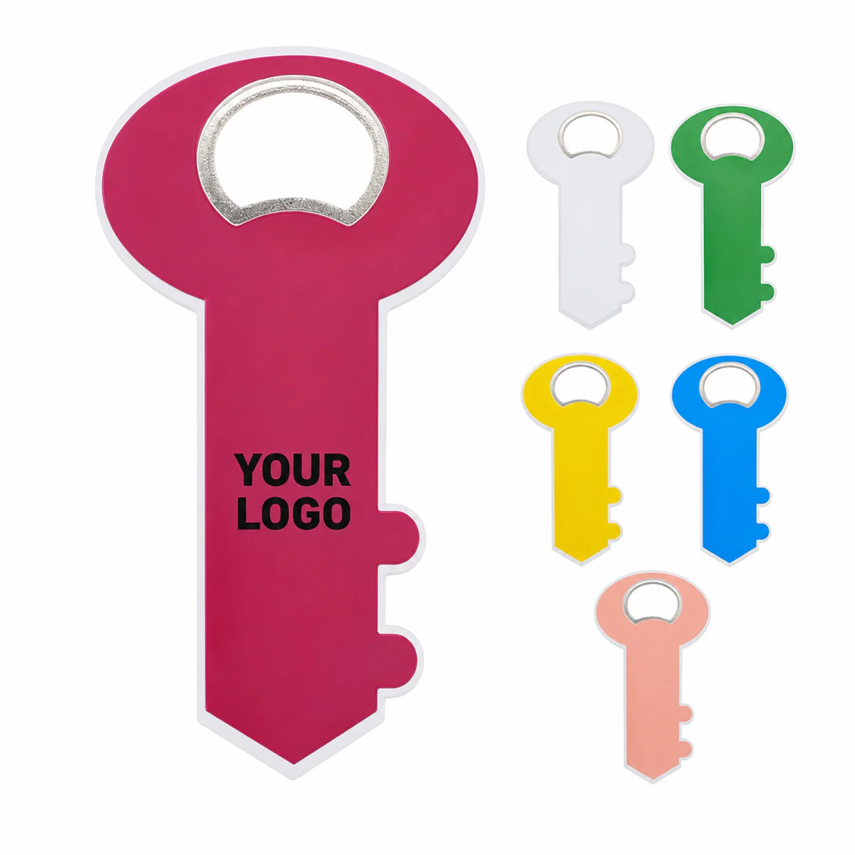 Key Shaped Magnetic PP Bottle Opener