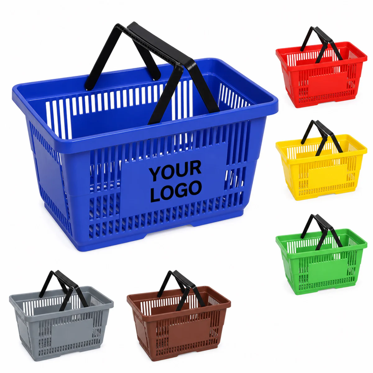 Custom Plastic Shopping Basket