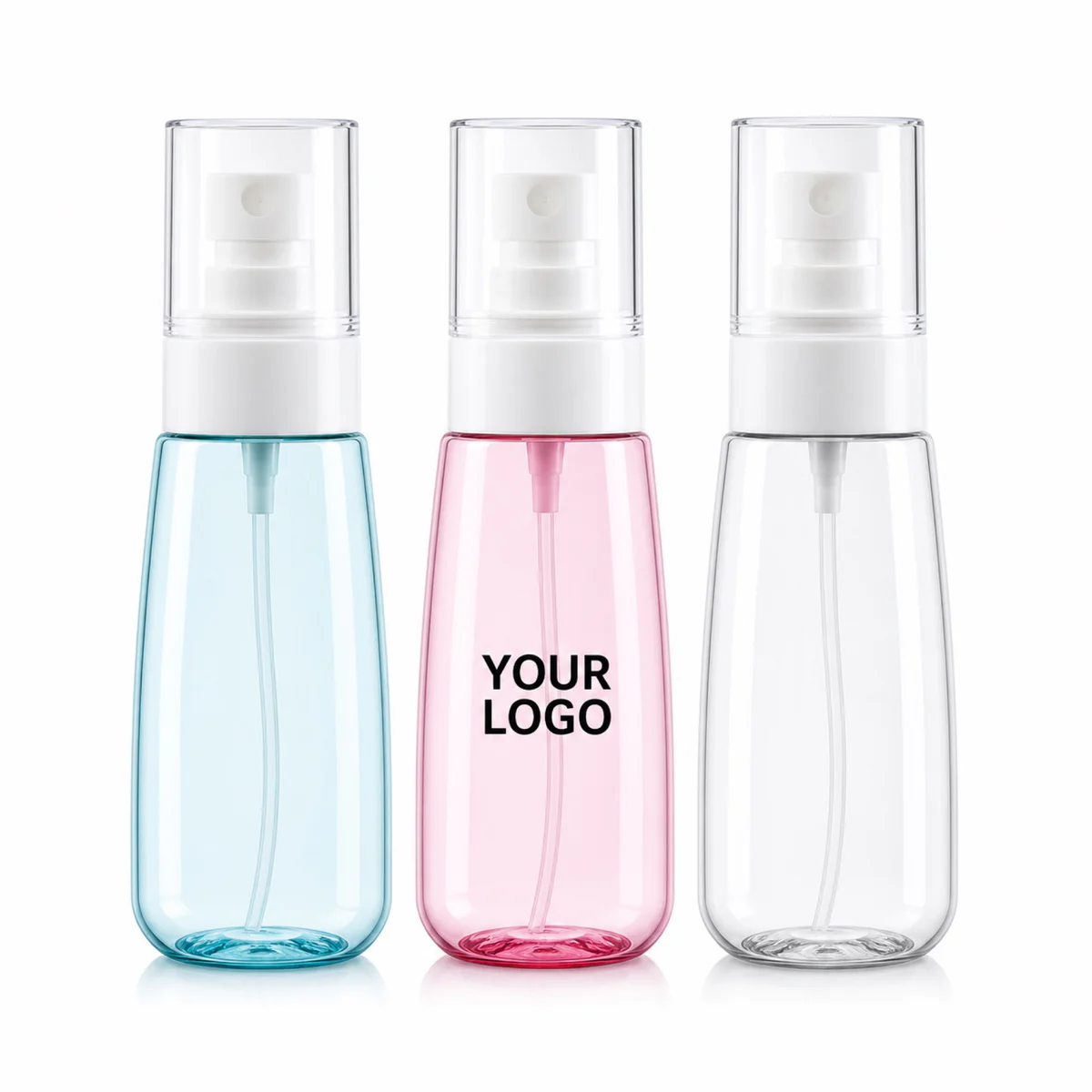 2oz Aluminum Plastic Fine Mist Spray Bottle