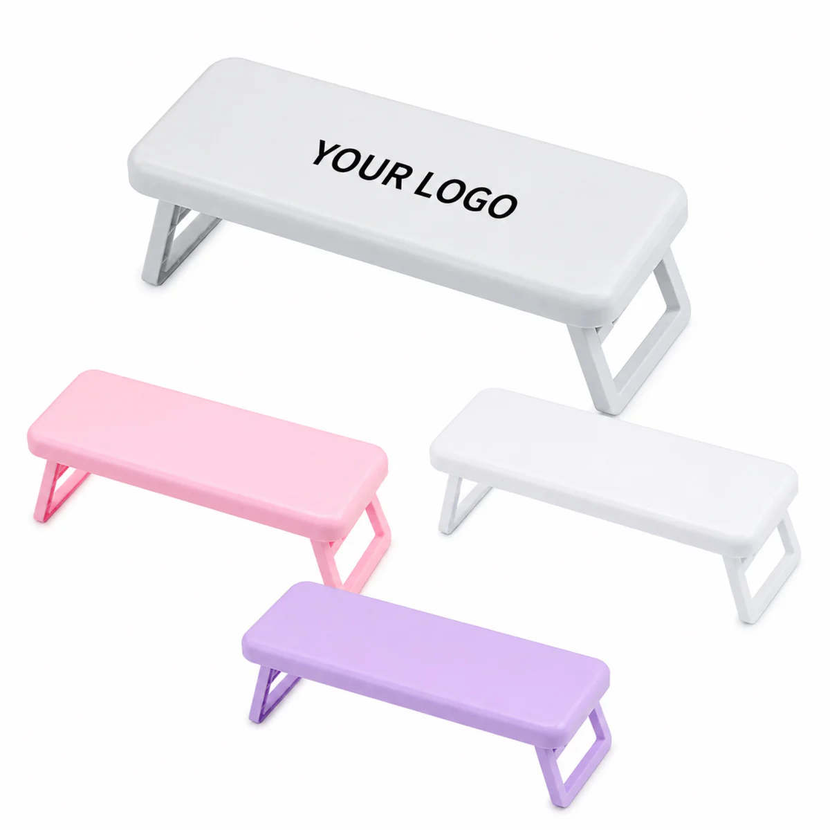 Foldable Plastic Nail Hand Rest Pillow