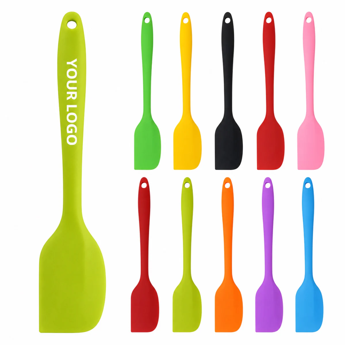 Mini Food-Grade Silicone Spatula For Jars And Spreading