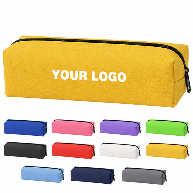 Large Capacity Canvas Pen Bag Pencil Case