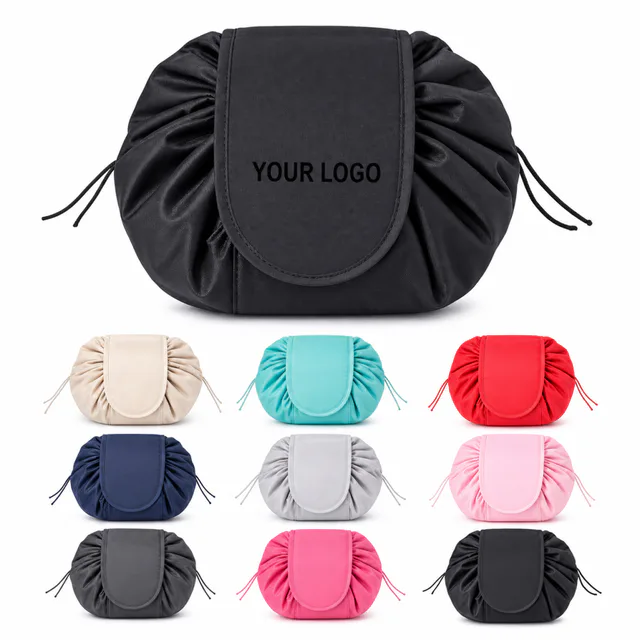 Drawstring Cosmetics Organizer Bag Oxford Fabric