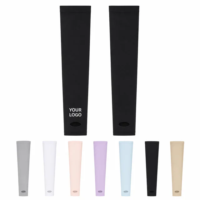 UV Protection Nylon Arm Sleeves For Outdoor Sports And Promotional Use