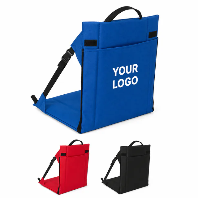 Super Stadium Seat With Adjustable Straps And Shoulder Strap