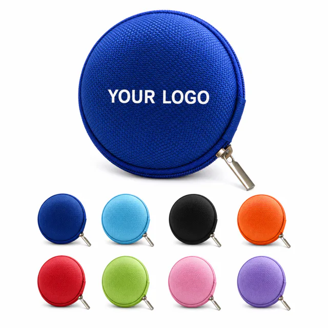Portable EVA Earbud Carrying Case For Small Electronics Accessories