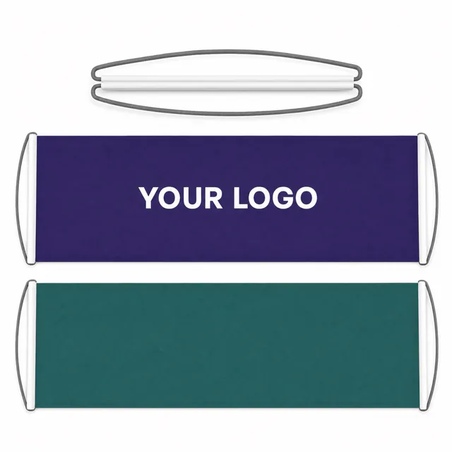 Custom Retractable PET Handheld Roll Banner For Promotional Events