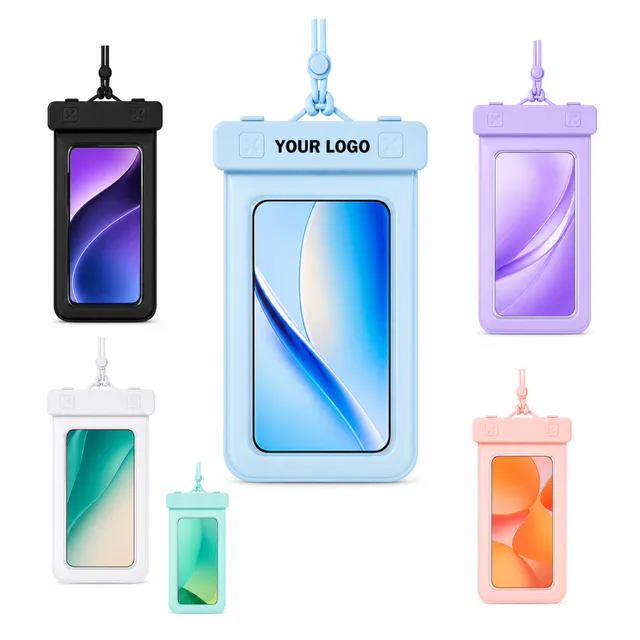Waterproof Phone Pouch IPX8 Rated Clear Case With Lanyard