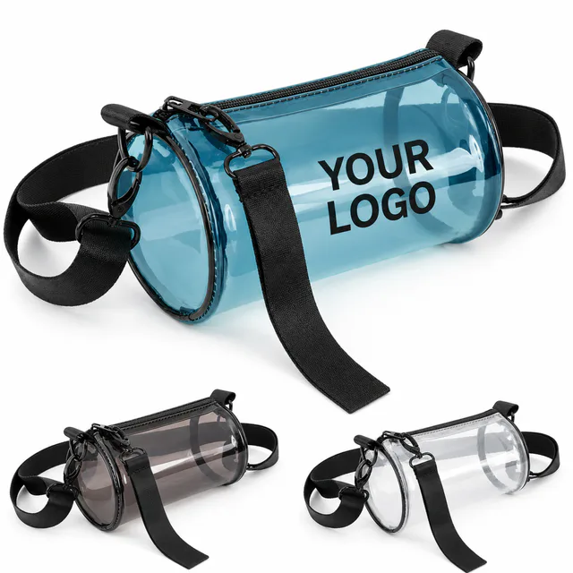 Clear PVC Crossbody Bag With Adjustable Strap