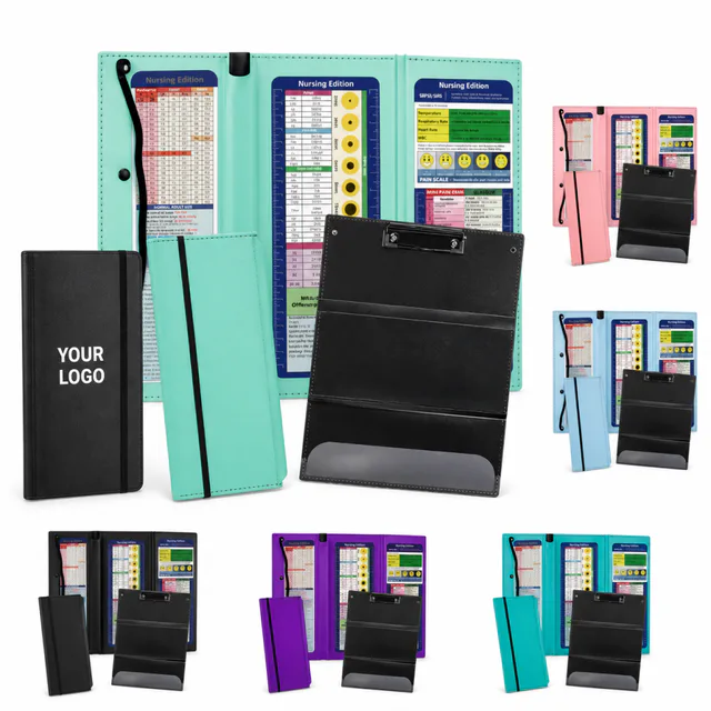 Tri Fold Nursing Clipboard With Medical Reference Charts