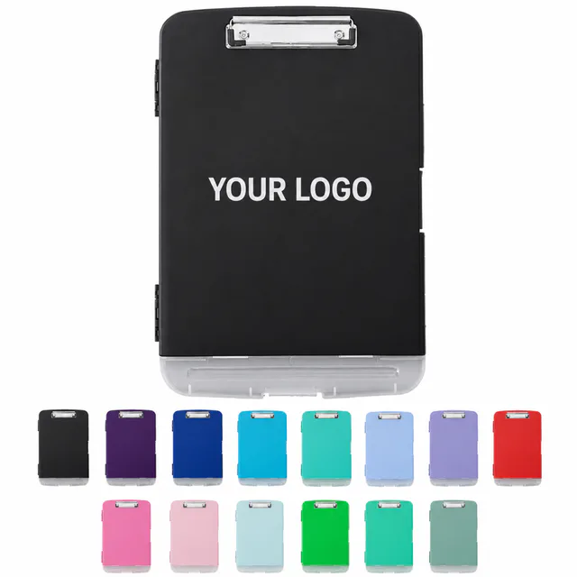 Plastic Clipboard Storage Case With Writing Surface