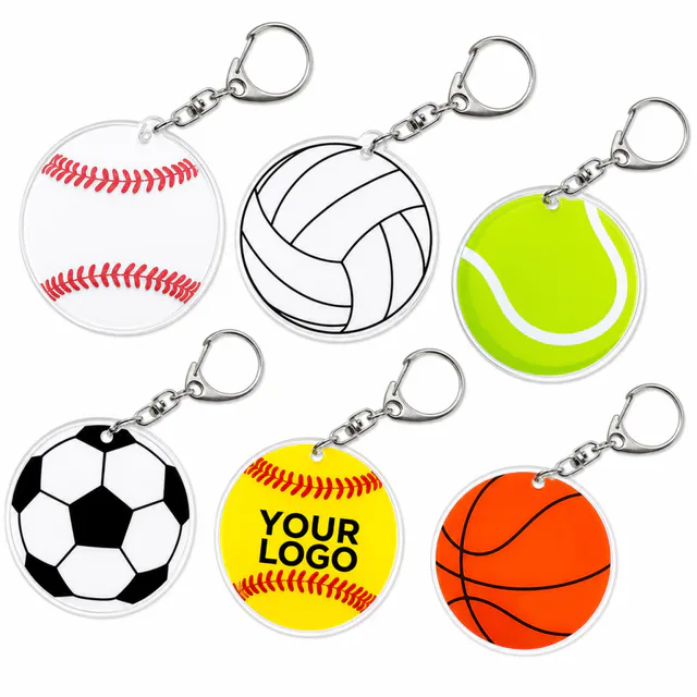 Custom Acrylic Keychain Pendant With Personalized Design