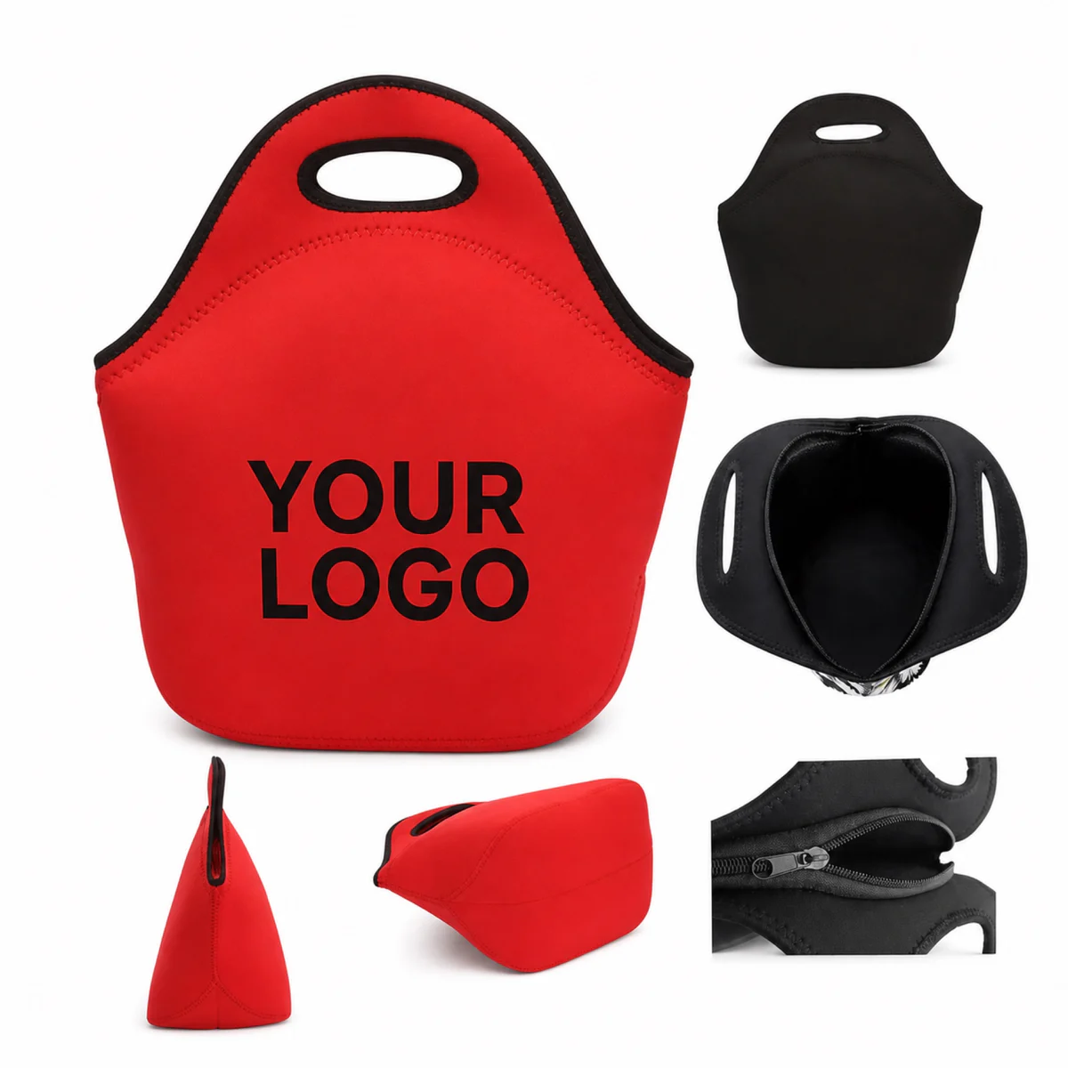 Neoprene Insulated Waterproof Lunch Tote Bag