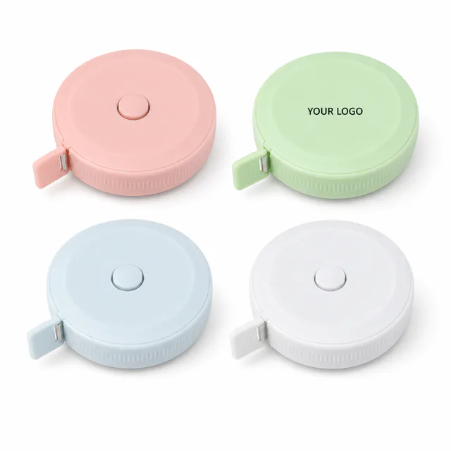 60 Inch Retractable Round Soft Tape Measure With Fiberglass Blade