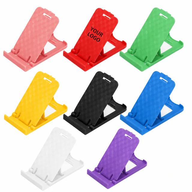 Foldable Plastic Phone And Tablet Stand With Fidget Slider