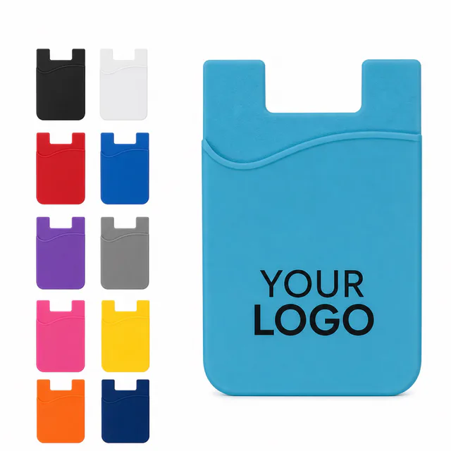 Custom Silicone Phone Card Holder Wallet