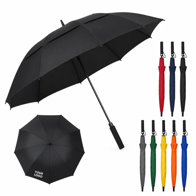 Auto-Open Vented Windproof Golf Umbrella