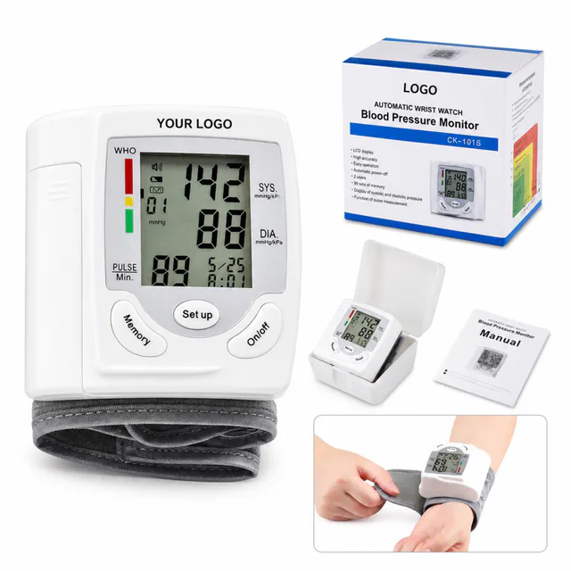 Wrist Blood Pressure Monitor Cuff For Daily Health Tracking