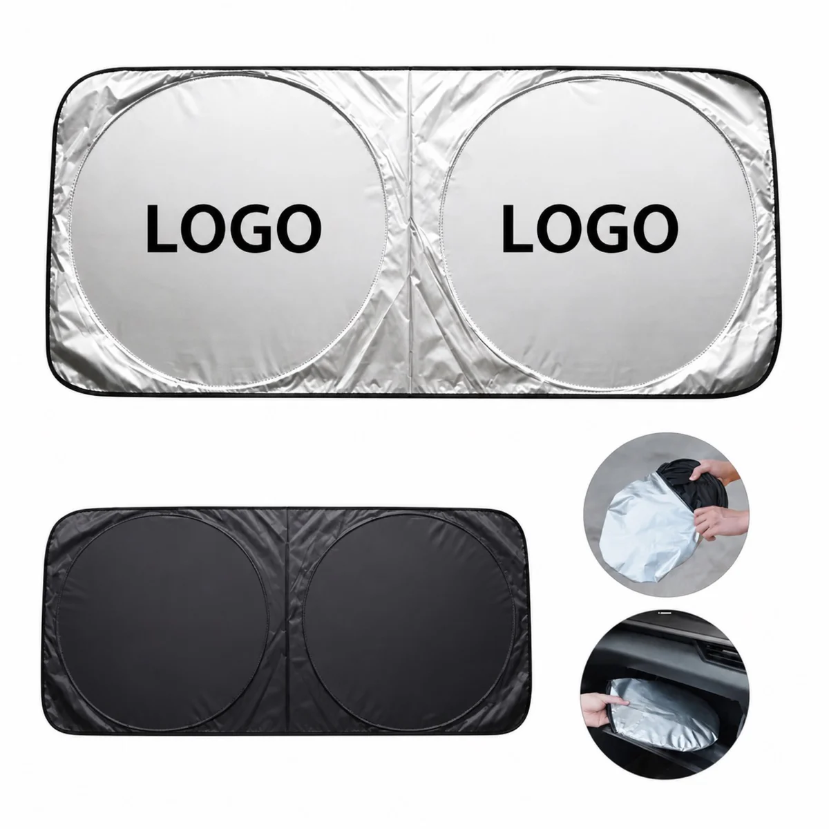 Foldable Reflective Car Sunshade