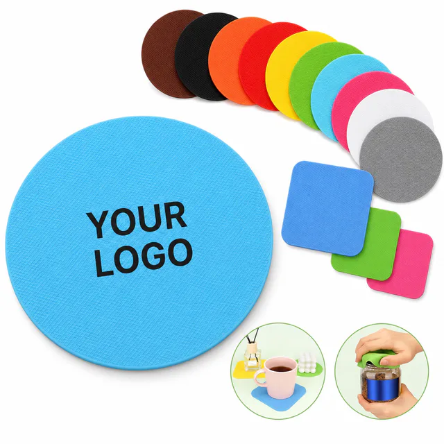 Custom Silicone Jar Opener Gripper Pad Coaster