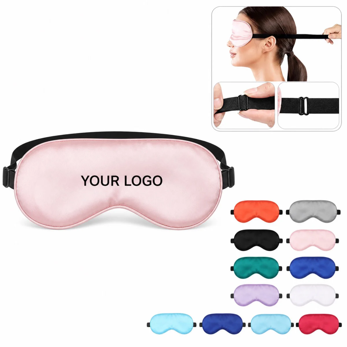 Double-Sided Faux Silk Sleep Eye Mask
