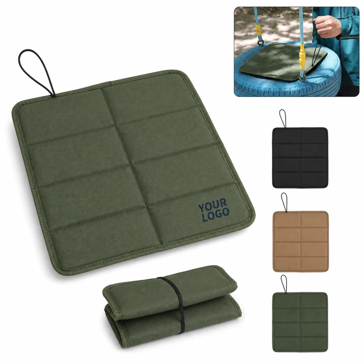 Oxford Portable Folding Seat Cushion For Camping