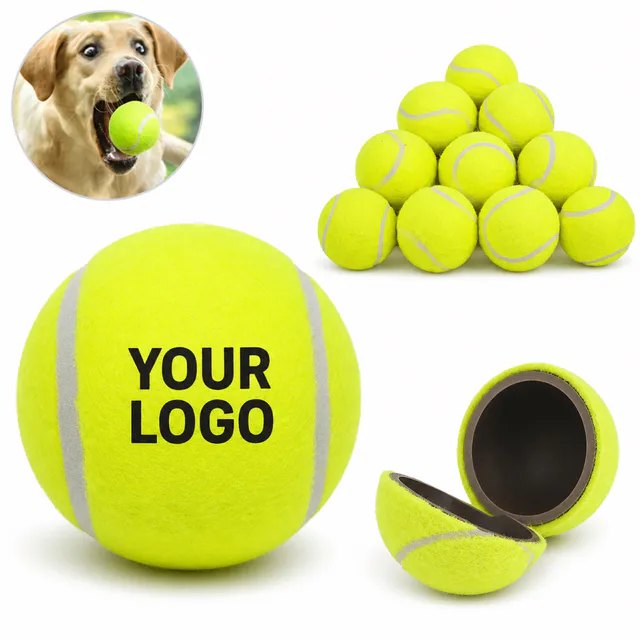Custom Rubber Pet Dog Tennis Ball For Training