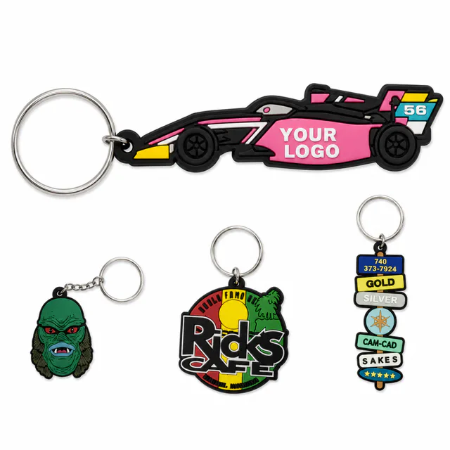 Custom Soft PVC Keychain Promotional Keyring