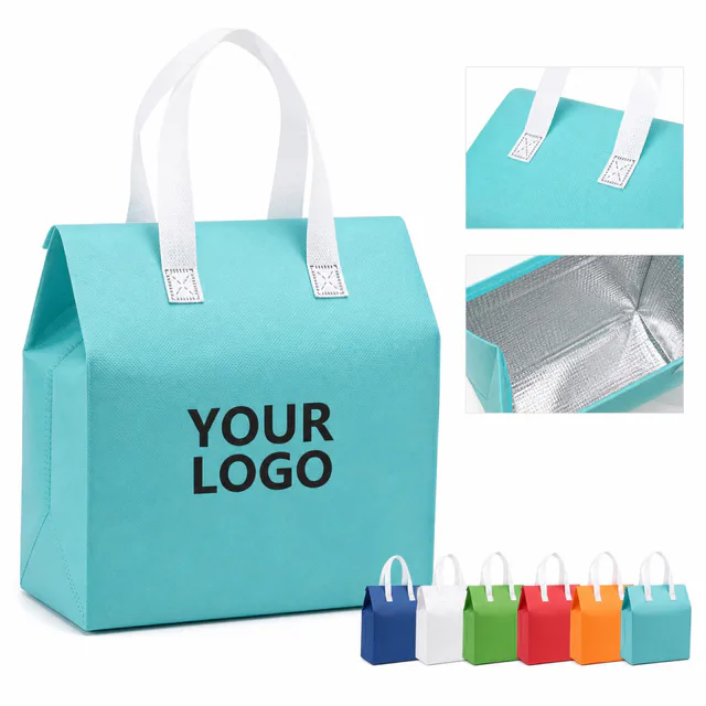 Custom Non-Woven Insulated Lunch Tote Bag
