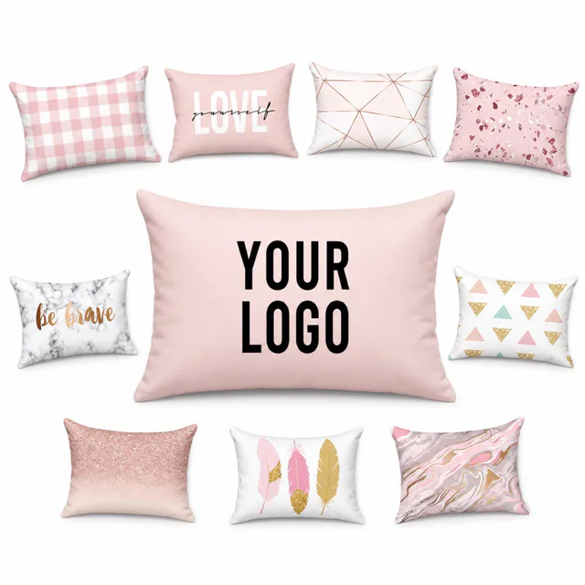 20"x26" Full Color Polyester Pillow Covers MOQ 100