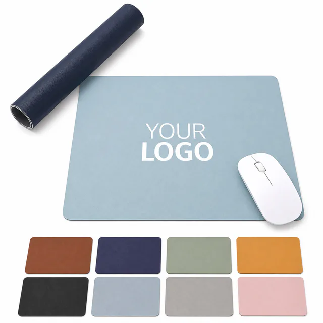 Custom PVC Leather Mousepad For Office And Gaming