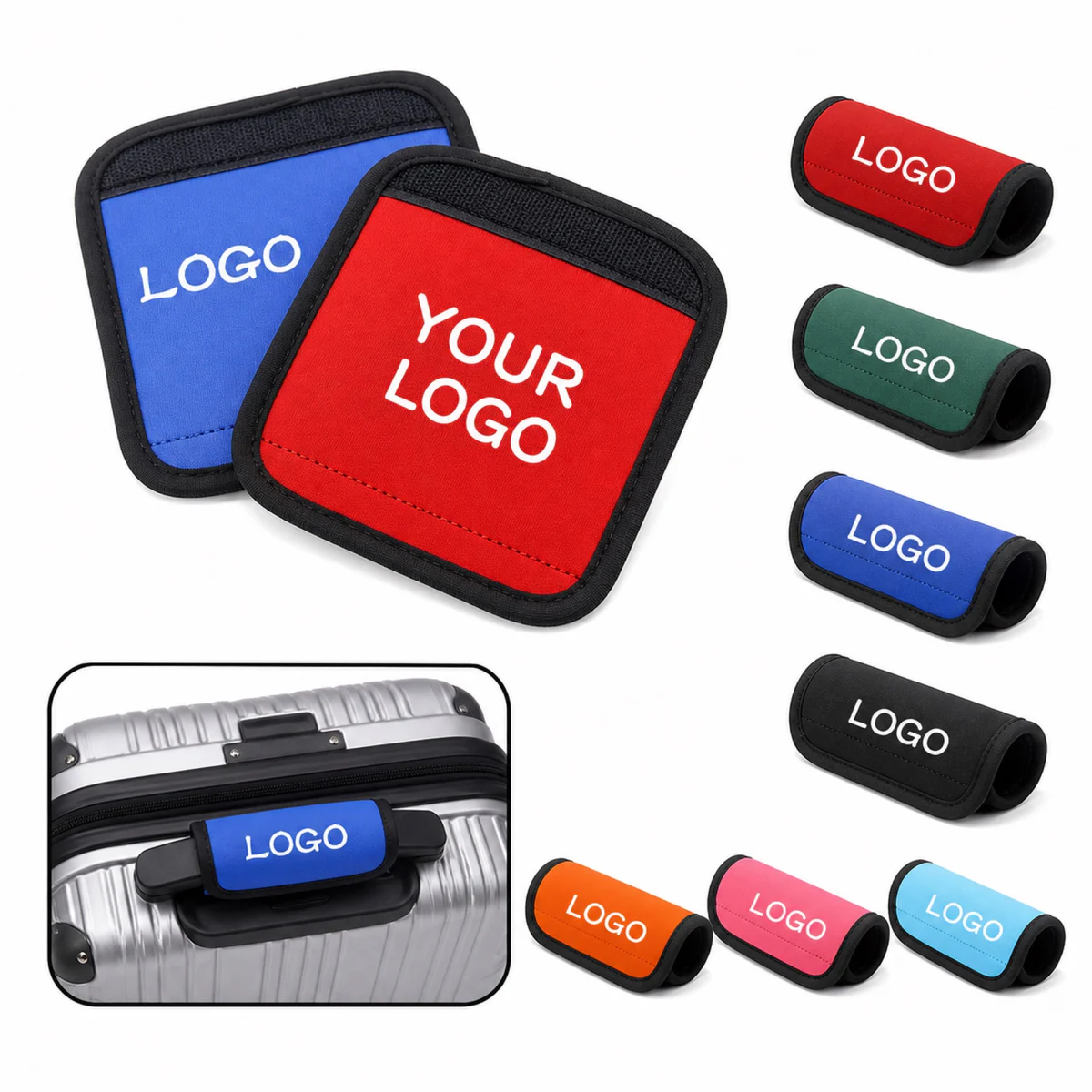 Custom Neoprene Luggage Handle Grip Wrap