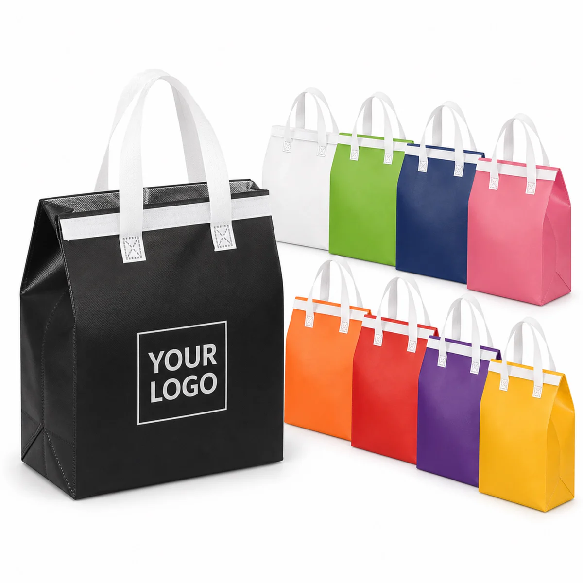 Aluminum Foil Insulated Takeout Bag For Food Delivery