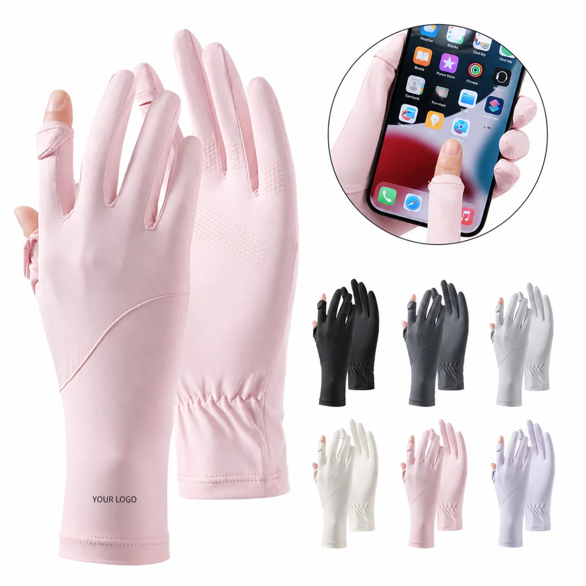 UV Protection Ice Silk Sun Gloves