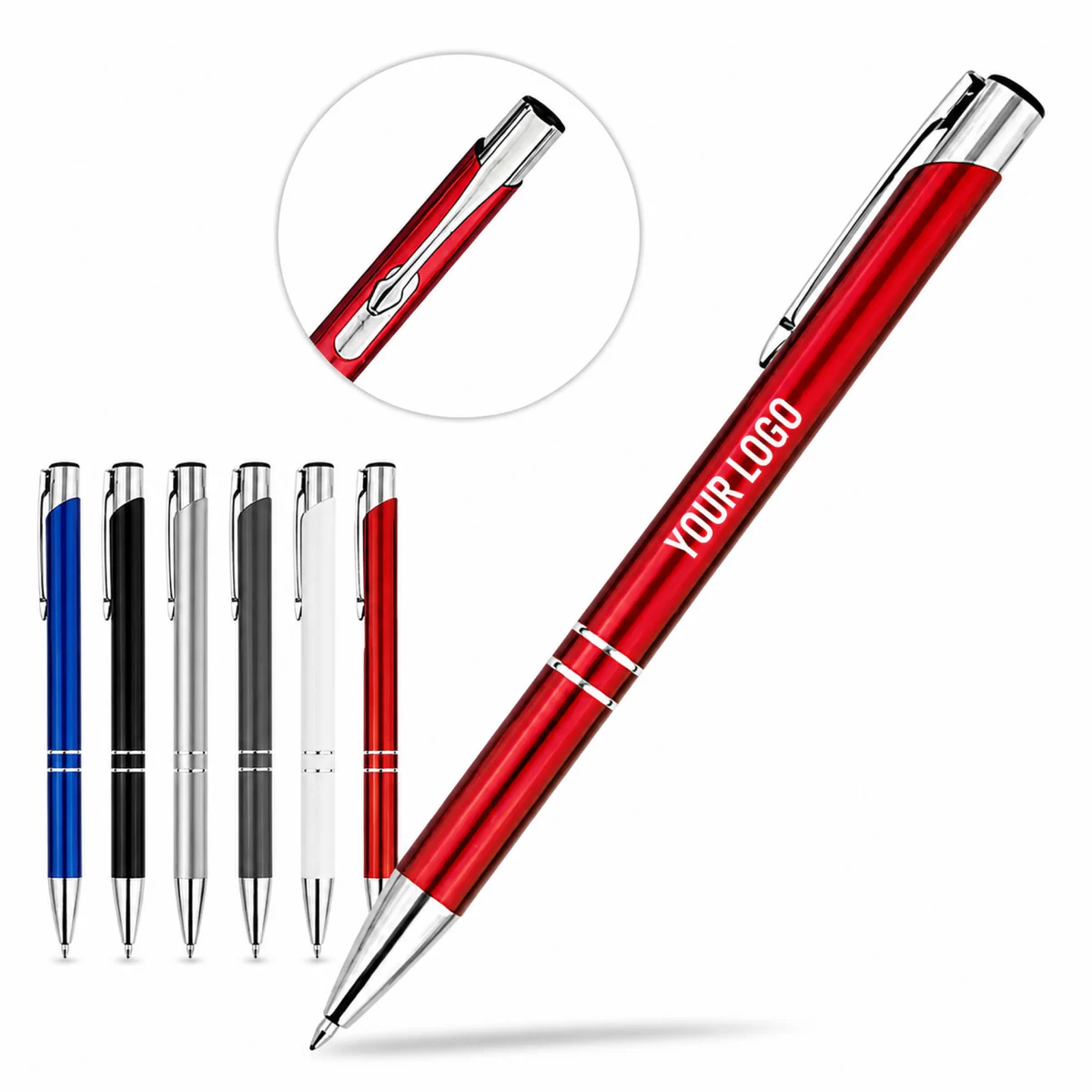Metal Ballpoint Pen Black Ink Stylus