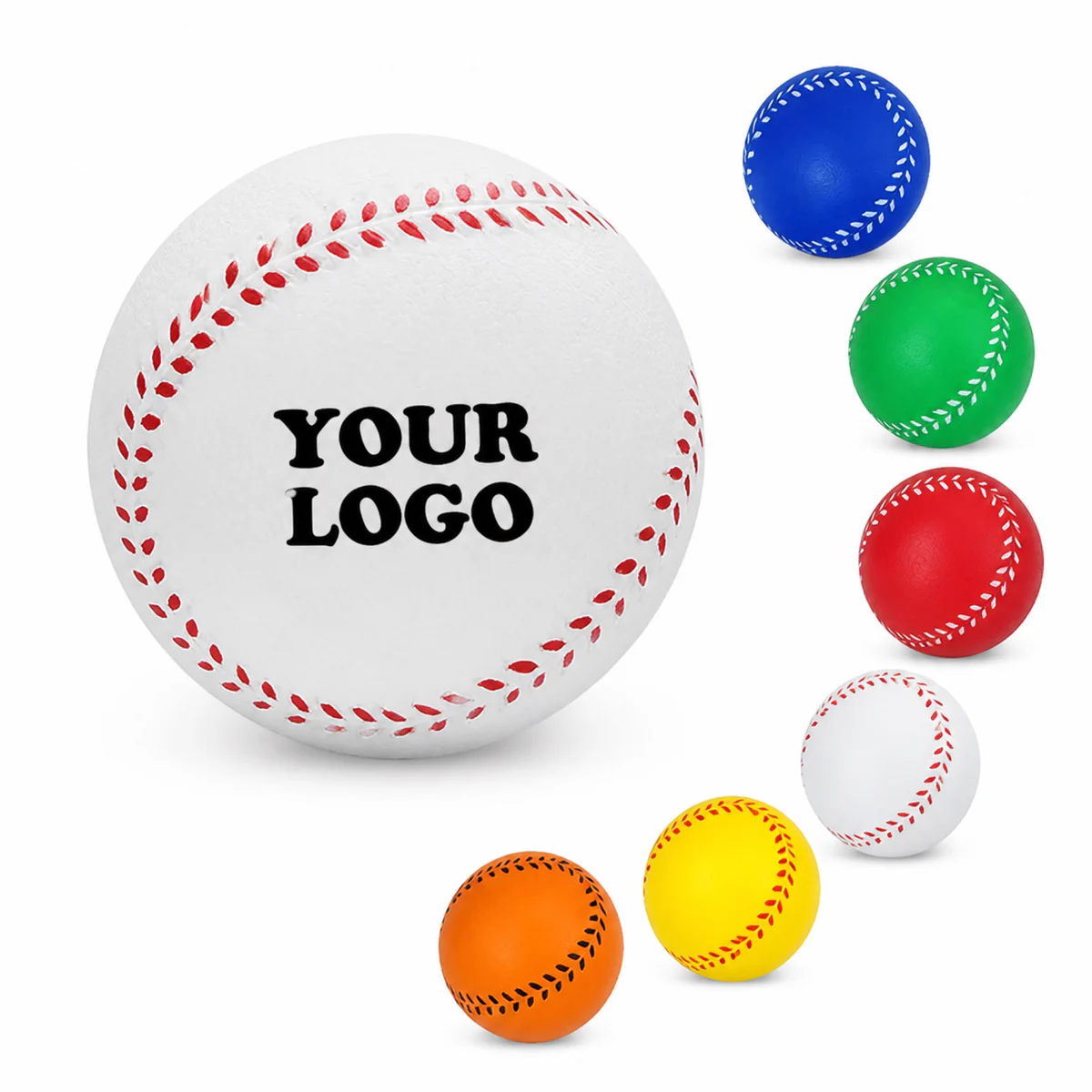 Custom PU Baseball Stress Reliever