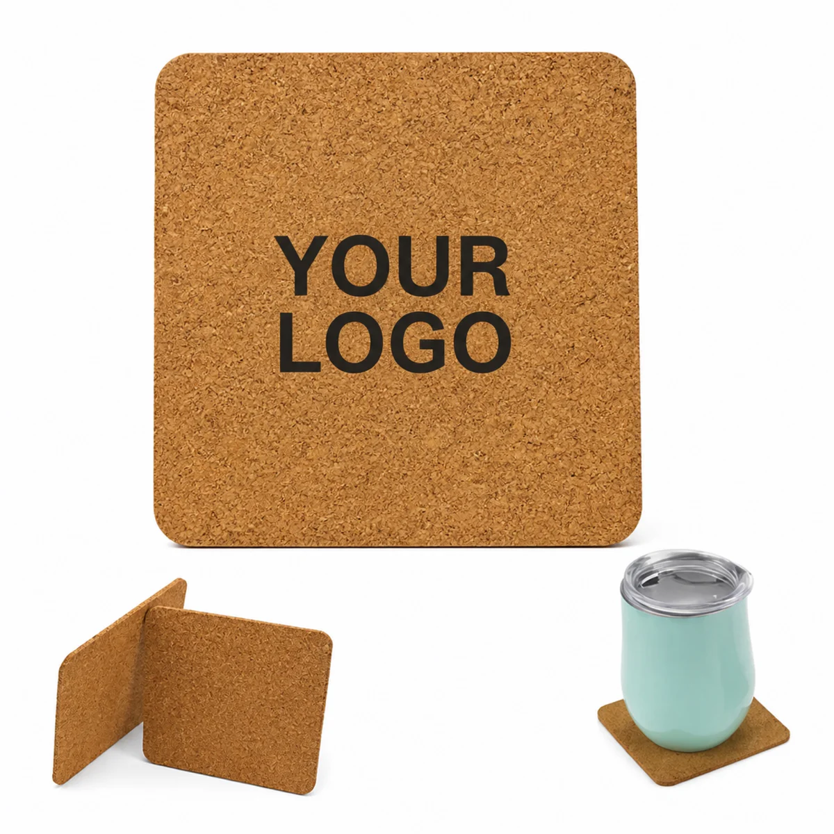 Custom Cork Coasters With Logo Printing