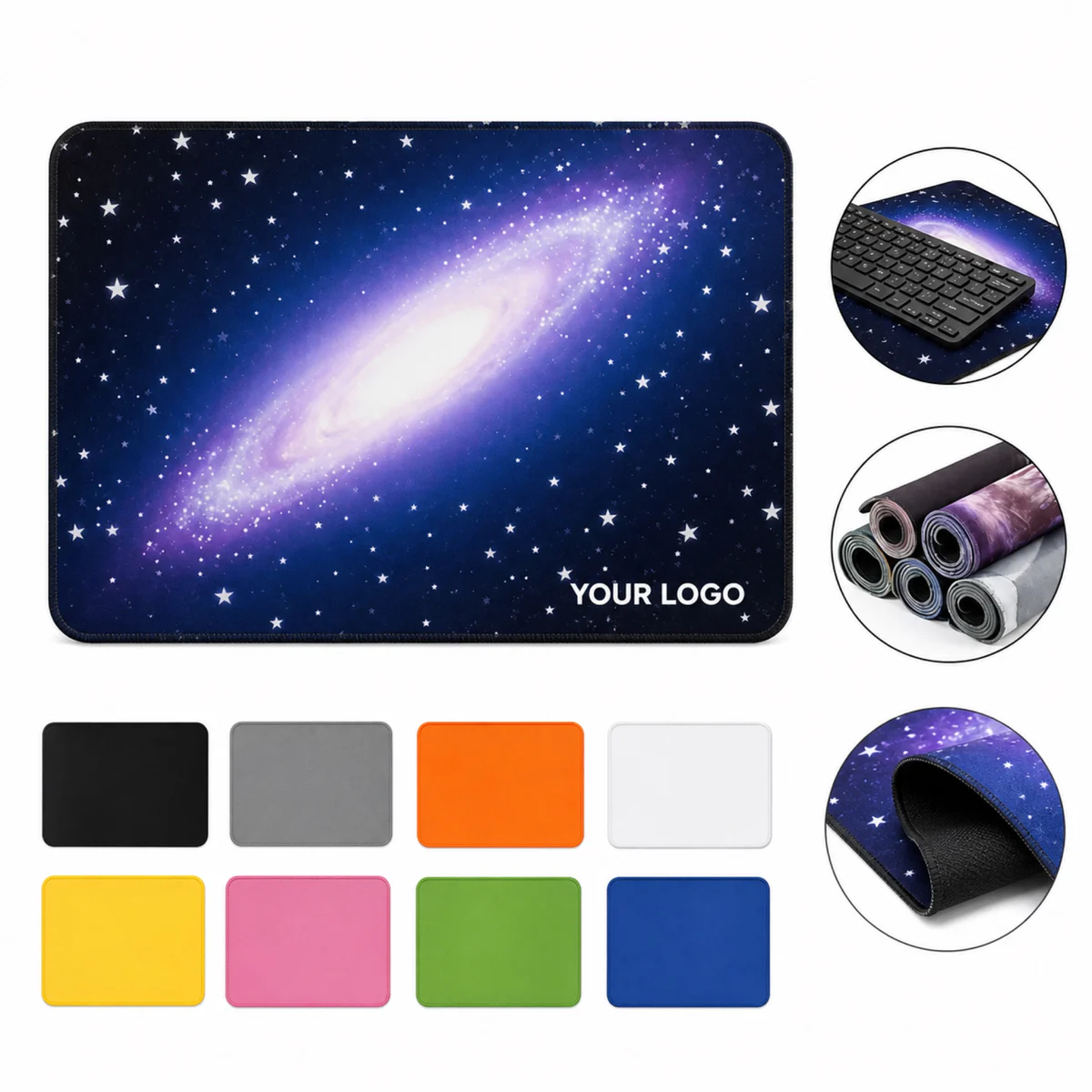 Custom Rubber Lock Edge Anti-Slip Mouse Pad